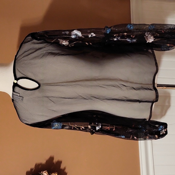 🎀 A New Day Sheer Floral Blouse - Picture 6 of 6